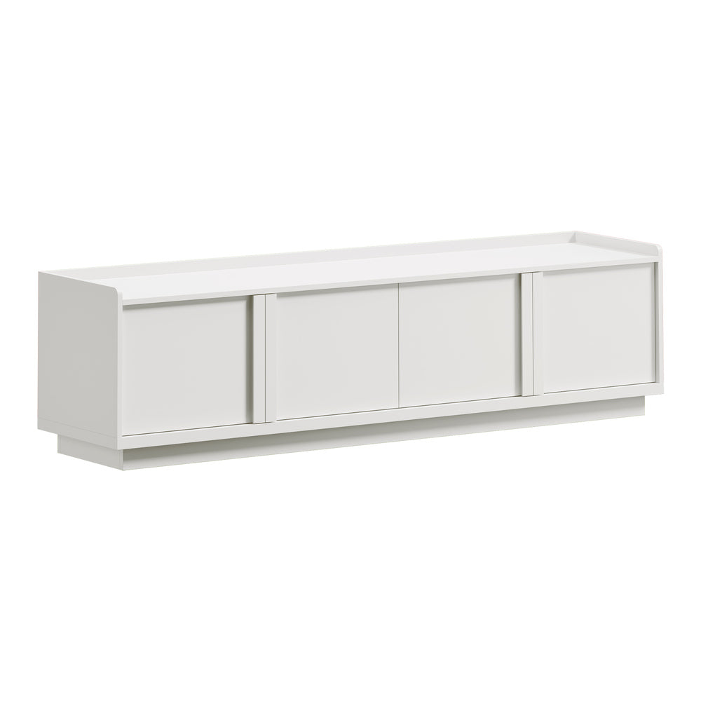 White white 180x39x47cm, side view