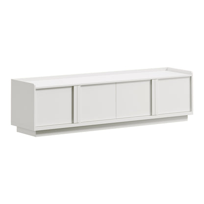 White white 180x39x47cm, side view