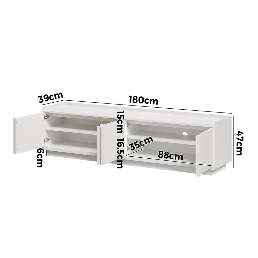 White white 180x39x47cm, in room setting