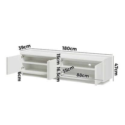 White white 180x39x47cm, in room setting