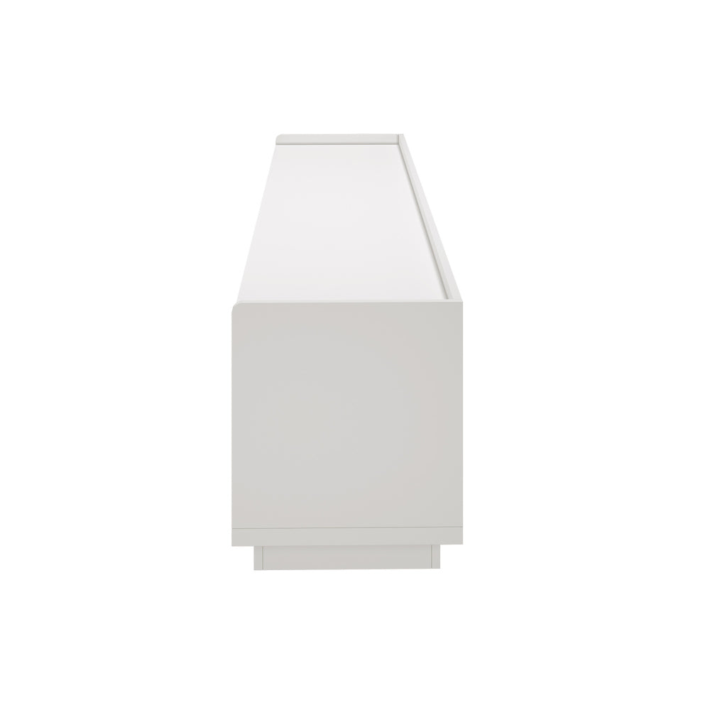 White white 180x39x47cm, rear view