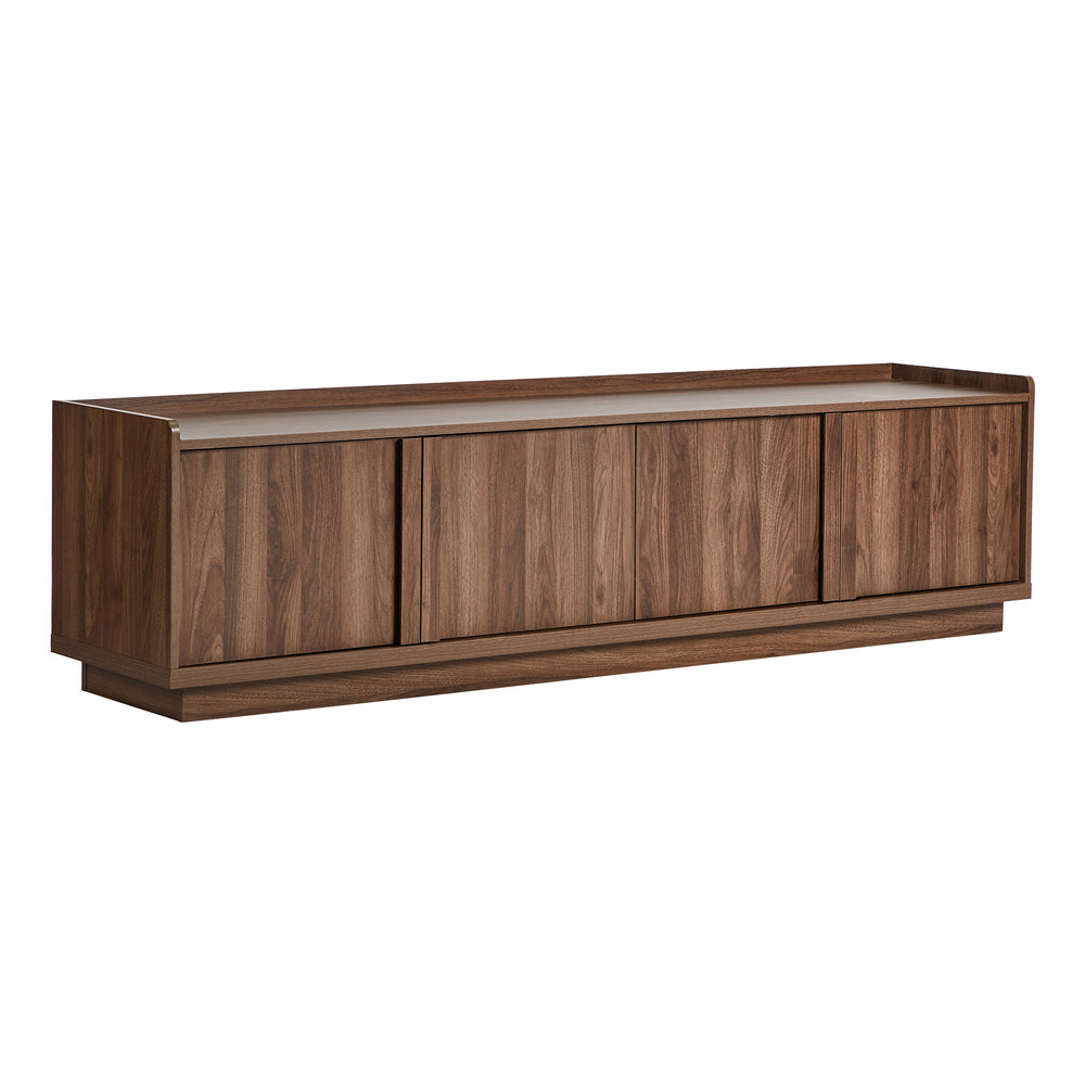 Entertainment Unit 180cm Walnut 180x39x47cm
