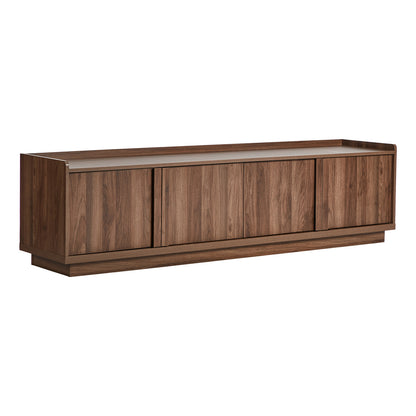 Entertainment Unit 180cm Walnut 180x39x47cm