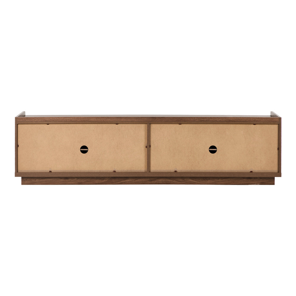 Entertainment Unit 180cm Walnut 180x39x47cm