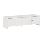 TV Cabinet Entertainment Unit Stand 160cm with Fluted Doors for Living Room