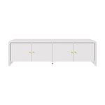 TV Cabinet Entertainment Unit Stand 160cm with Fluted Doors for Living Room