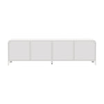 TV Cabinet Entertainment Unit Stand 160cm with Fluted Doors for Living Room