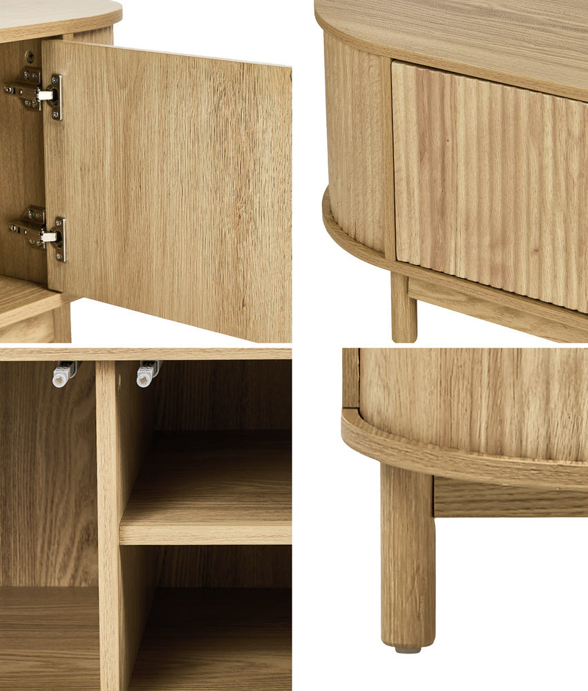 160cm Wooden TV Entertainment Unit Stand | HomeAndLiving