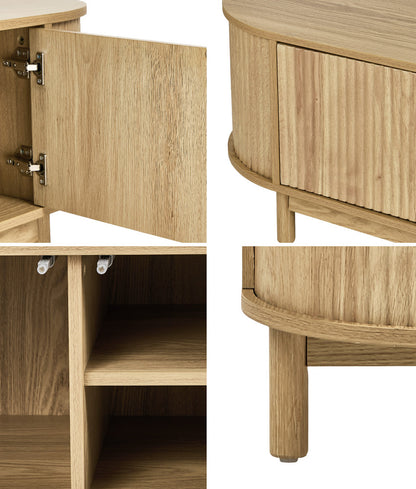 160cm Wooden TV Entertainment Unit Stand | HomeAndLiving