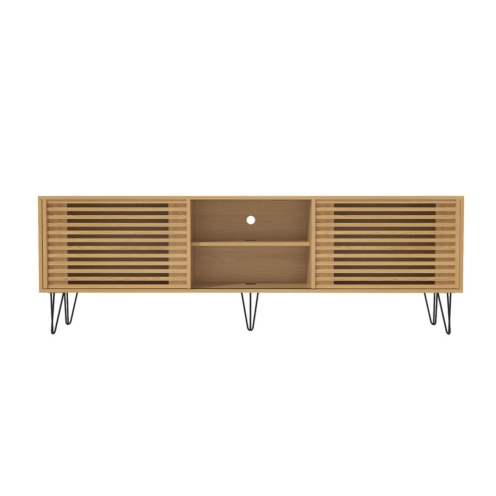 TV Cabinet Storage Drawer Shelf 160cm Oak