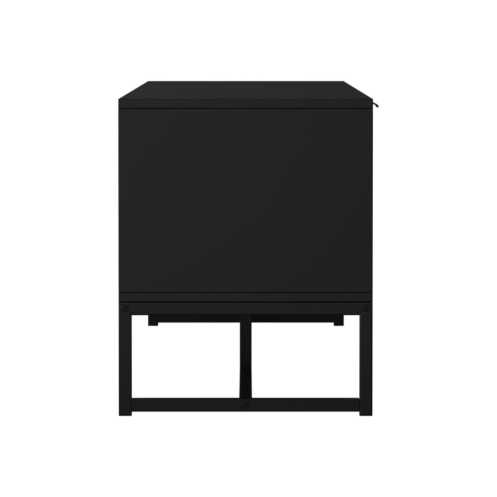 TV Stand Cabinet Entertainment Unit 180cm Black&Natural
