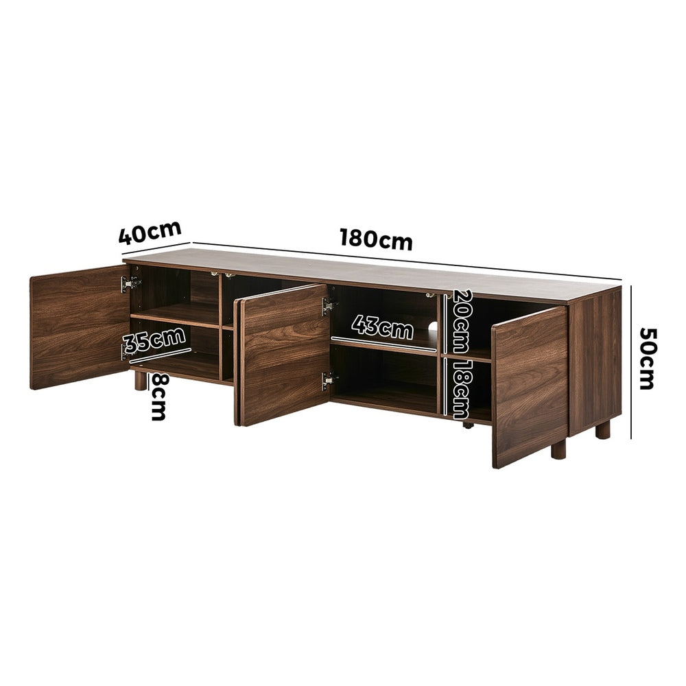 Entertainment Unit 180cm Walnut