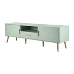 TV Cabinet Entertainment Unit Stand 160cm Green