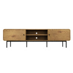 TV Cabinet Entertainment Unit Stand 180cm Oak