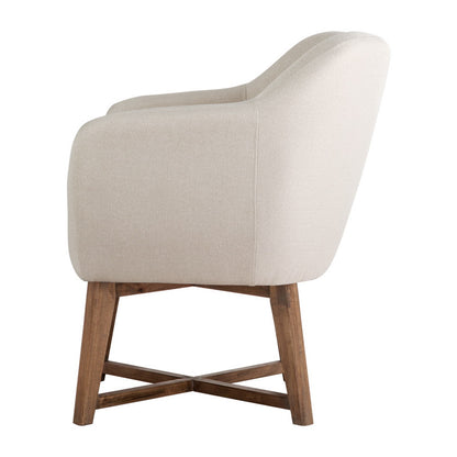 Armchair Tub Chair Beige Aston