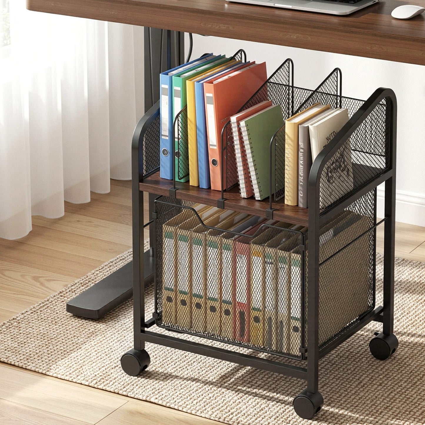 Mobile File Cabinet Compact 37x30cm