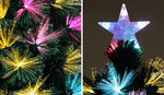 Christmas Tree 1.8M 6FT LED Fibre Optic Multi Colour