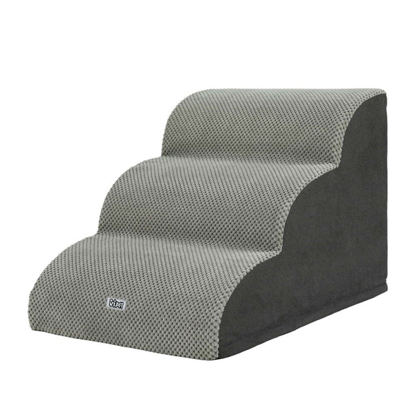  Dog Ramp Steps Foam 3/4 Tier Pet Stairs For Bed Sofa Car Portable Indoor