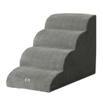 Dog Ramp Steps Foam 3/4 Tier Pet Stairs For Bed Sofa Car Portable Indoor