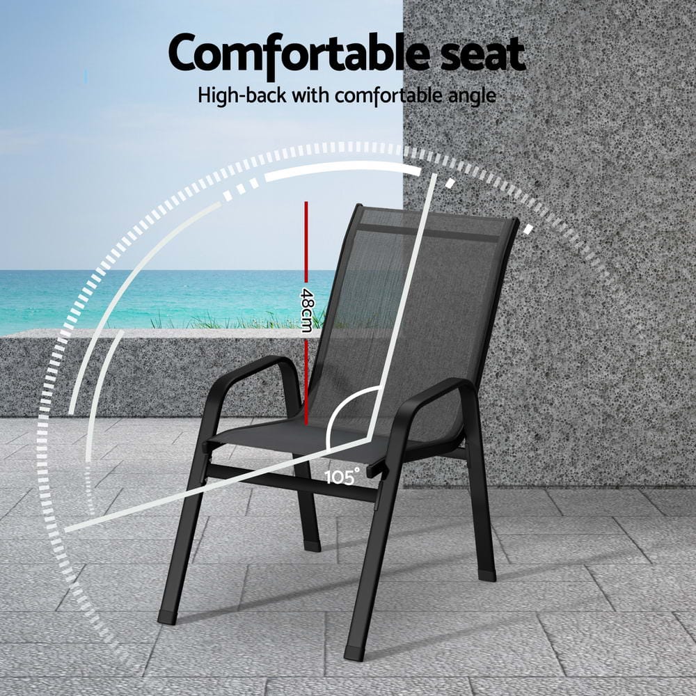 Grey chair 56x70x90cm, in room setting