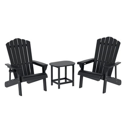Black chair 80x90x94cm, side view