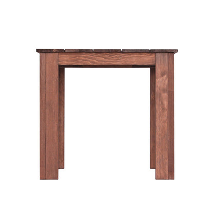 Wooden Coffee Side Table - Outdoor Camping Brown