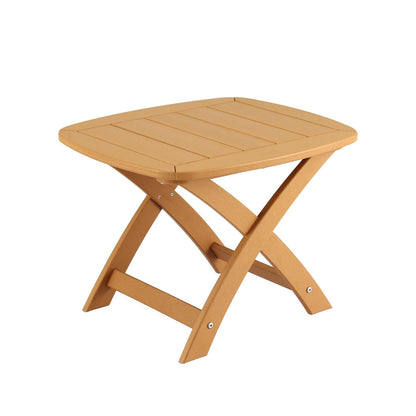 Outdoor Side Table Natural 53x46x39cm
