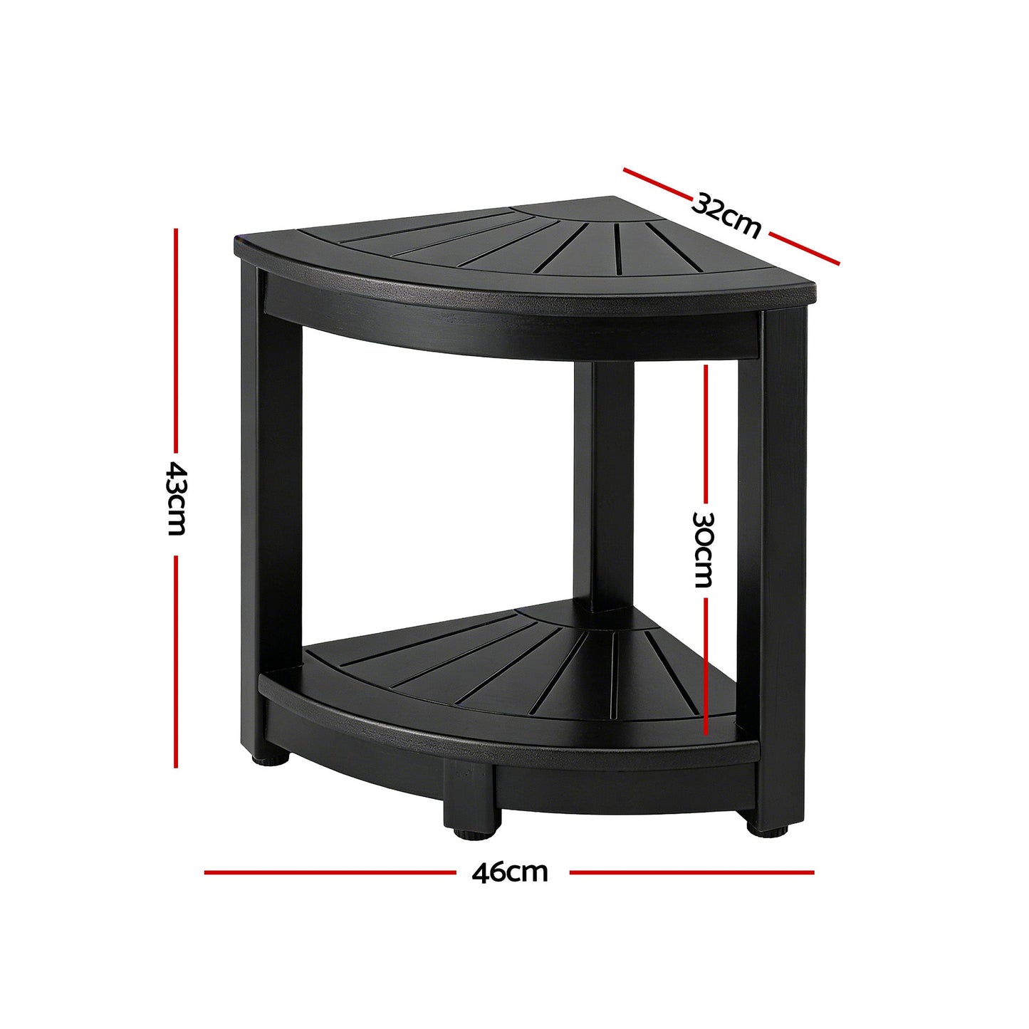 Corner Shower Stool HDPE Bench Storage Shelf | Home & Living