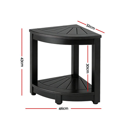 Corner Shower Stool HDPE Bench Storage Shelf | Home & Living