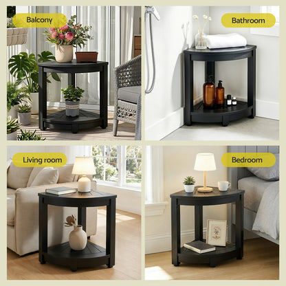 Corner Shower Stool HDPE Bench Storage Shelf | Home & Living