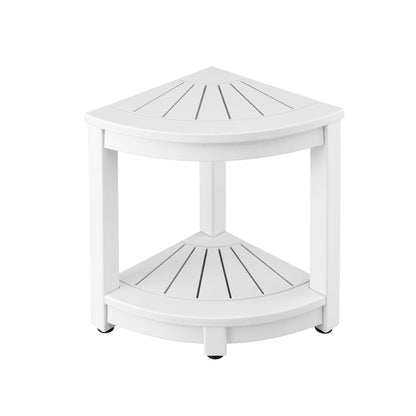 Corner Shower Stool HDPE Bench Seat Storage Shelf | Home & Living
