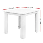 Outdoor Side Beach Table - White