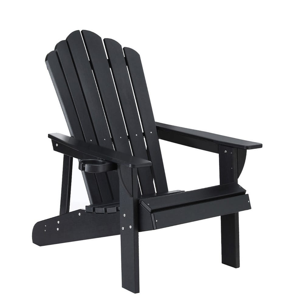 Black chair 80x90x94cm, side view