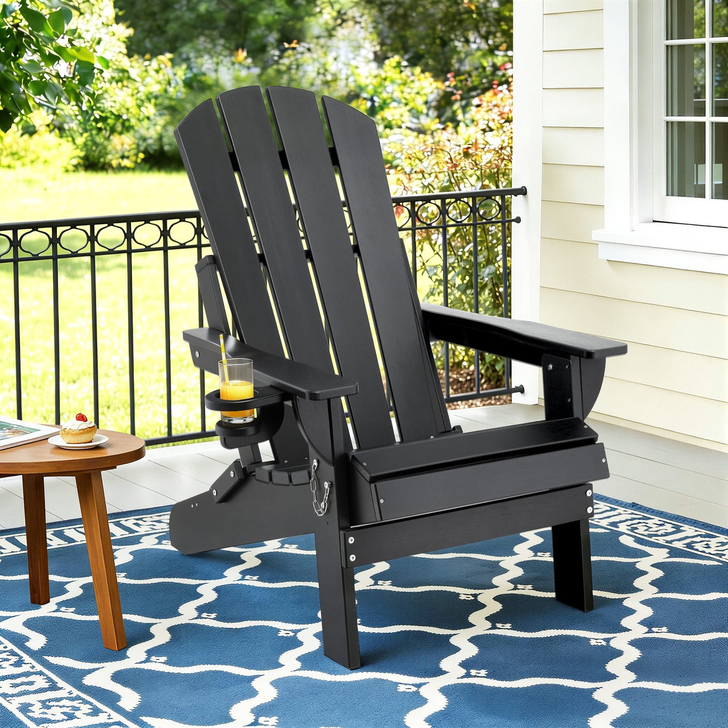 Adirondack Folding Chair HDPE Outdoor Patio | HomeAndLiving