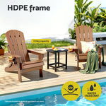 Adirondack Folding Chair HDPE Outdoor Patio | HomeAndLiving