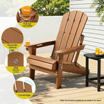 Adirondack Folding Chair HDPE Outdoor Patio | HomeAndLiving