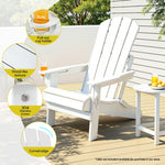 Adirondack Folding Chair HDPE Outdoor Sun Lounge | HomeAndLiving