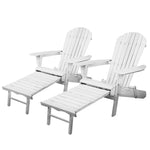 Outdoor Chairs Furniture Beach Chair Lounge Wooden Adirondack Garden Patio
