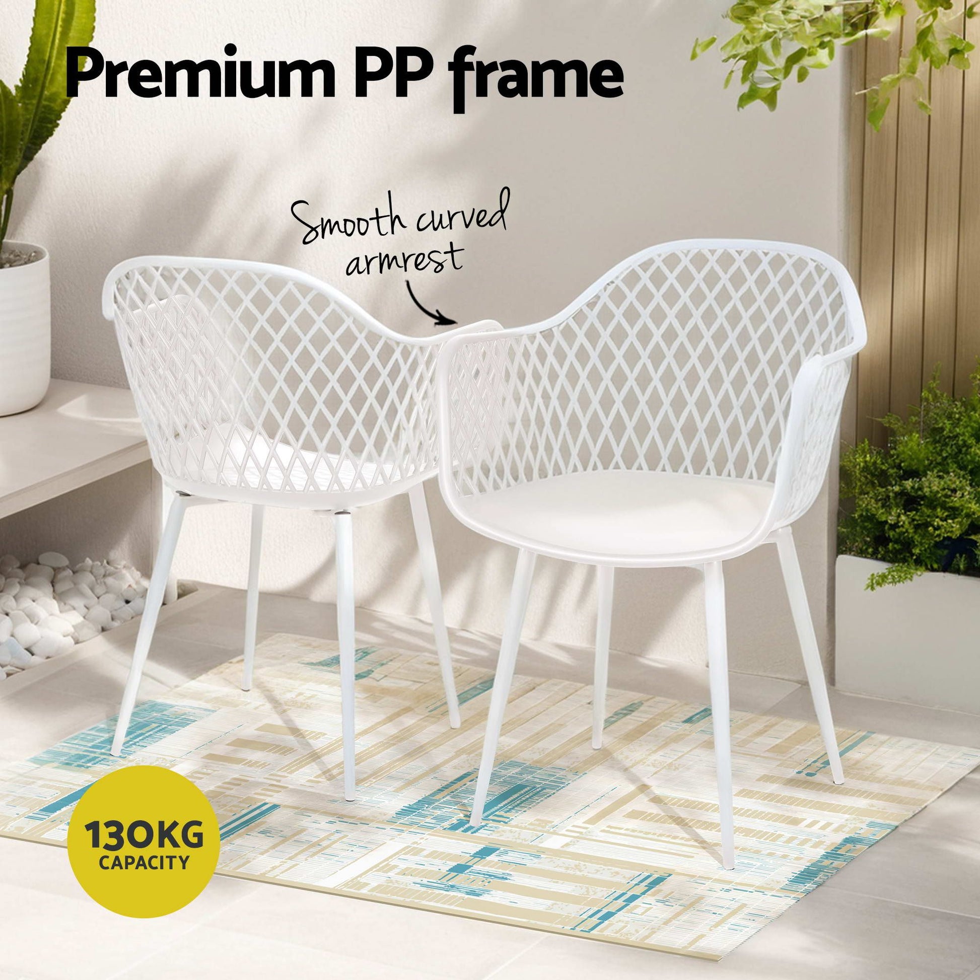 5 Piece Outdoor Dining Set Table Chairs | Home & Living - 5