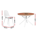 5 Piece Outdoor Dining Set Table Chairs Patio | Home & Living
