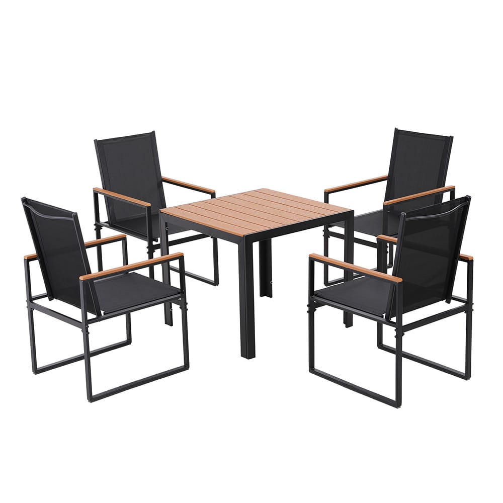 Outdoor Dining Set Table 54.5x65x97cm