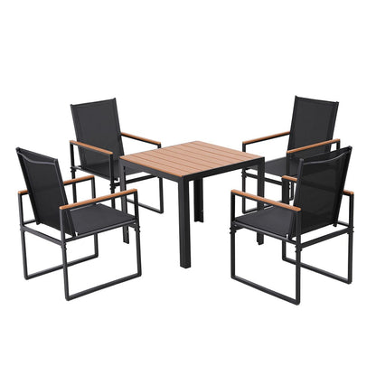 Outdoor Dining Set Table 54.5x65x97cm