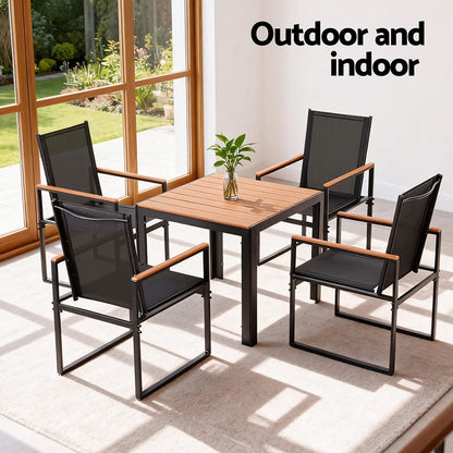Outdoor Dining Set Table 54.5x65x97cm