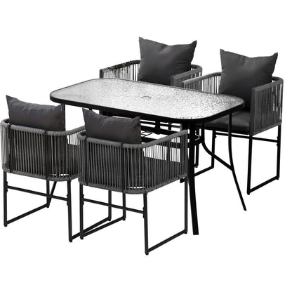 Outdoor Dining Set Table 47x70cm