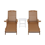 3-Piece Sun Lounge Set HDPE Outdoor Furniture | HomeAndLiving