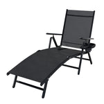 Folding Aluminium Beach Chair Camping Patio Lounger