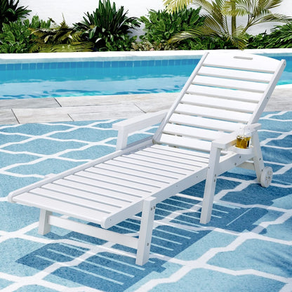 White chair 202x82x30cm, view 7