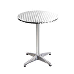 4pcs Adjustable Aluminium Outdoor round Bar Table