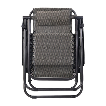 Grey Outdoor Recliner Sun Lounge Chair