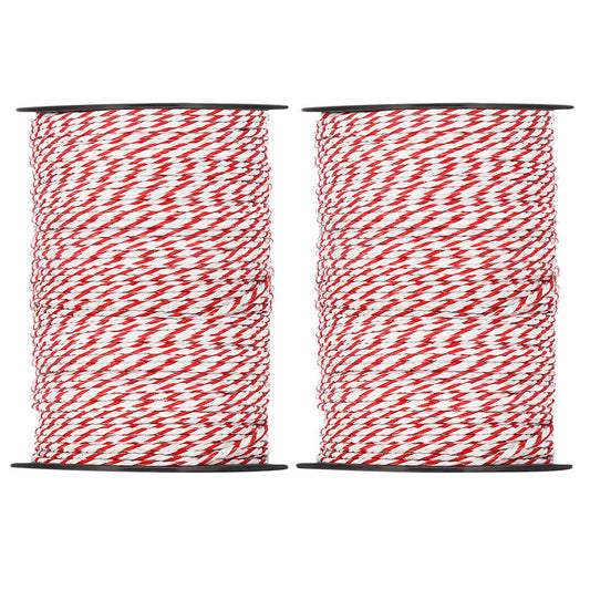 Electric Fence Poly Rope 2X 500M